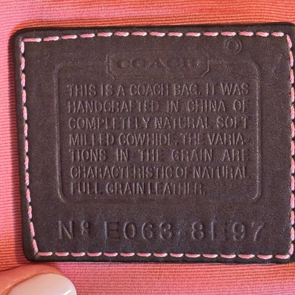 Brown Coach Shoulder Bag - Picture 5 of 6